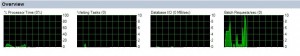 Sección Overview del Monitor de Actividad